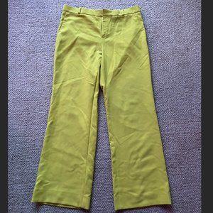 Gorgeous Bright Lime Green Trousers Banana Republic Size 12